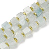 Natural Aquamarine Beads Strands G-G053-B10-01D-1