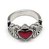 Alloy Enamel Finger Rings RJEW-S038-096-18mm-2