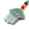 Natural Green Aventurine Chakra Keychain KEYC-F034-01F-2