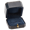 Rectangle Cardboard Jewelry Couple Ring Storage Box CON-WH0087-82-1