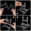 Transparent Acrylic Display Stands ODIS-WH0005-69-4