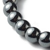Synthetic Hematite Beads Stretch Bracelets Sets for Men Women BJEW-JB06768-6