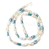 Electroplate Glass Beads Strands EGLA-D300-05-12-5