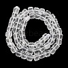 Natural Quartz Crystal Rock Crystal Beads Strands GG-CBA4808-B03-03-3