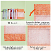 20Pcs 10 Colors Linen Pouches ABAG-HY0001-05-4