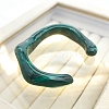 Twisted Acrylic Cuff Bangles for Women BJEW-F538-03B-1