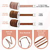 3 Rolls 3 Styles Faux Suede Cord LW-TA0001-06-4