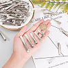 Iron Alligator Hair Clip Findings IFIN-PH0024-38P-6