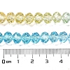 Transparent Painted Glass Beads Strands X1-DGLA-A034-T8mm-A13-3