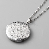 304 Stainless Steel Photo Locket Necklace NJEW-WH0016-10-1
