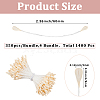 Gypsum with Cotton Cord Artificial Flower Core DIY-WH20007-36B-10-2