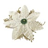 Glitter Polyester & Plastic Artificial Flower AJEW-C039-01A-2