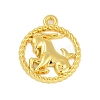 Twelve Constellations Alloy Pendants PALLOY-Q006-01C-G-1