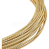 Textured Round Brass Wire CWIR-WH0004-01G-02-1