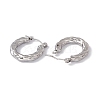 304 Stainless Steel Thick Hoop Earrings for Women EJEW-E199-10P-2