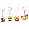 PVC Plastic Food Keychain KEYC-JKC01038-2