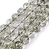 Crackle Transparent Glass Beads Strands GLAA-N063-10mm-03-1