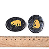 Natural Larvikite Cabochons G-T143-28C-3