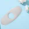 Oval Stainless Steel Faucet Hole Covers STAS-WH20001-18A-P01-7