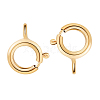 Brass Spring Ring Clasps KK-BC0005-78G-2