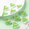 Transparent Enamel Acrylic Beads TACR-S155-001D-6