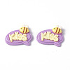 Opaque Resin Cabochons LS-CRES-P023-01D-1