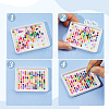 6Pcs 6 Colors ABS Plastic DIY Melty Beads Fuse Beads Tray DIY-DC0004-16-4