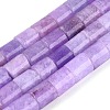 Dyed Natural White Jade Beads Strands G-Q606-77A-03-2