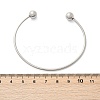 304 Stainless Steel European Style Torque Bangles Making PPJ-G001-04P-A-5