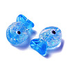 Handmade Foil Lampwork Fish Beads FOIL-Z001-01D-2