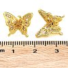 Rack Plating Brass Clear Cubic Zirconia Pendants KK-B078-03G18-3