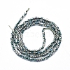 Electroplate Glass Beads Strands X-GLAA-F079-A-HP04-2