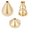 DICOSMETIC 3Pcs 3 Style Brass Incense Burners AJEW-DC0001-08-1