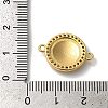 Rack Plating Brass Micro Pave Clear Cubic Zirconia Connector Charms KK-K345-16G-3