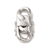 Non-Tarnish 316 Surgical Stainless Steel Twister Clasps STAS-M313-01P-05-1