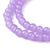 Imitation Jade Glass Beads Strands DGLA-S076-8mm-27-2