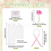 Clear PVC Candy Gift Packaging Boxes with Ribbon & Artificial Flower CON-TAC0001-20A-3