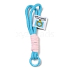 Polyester Keychains AJEW-Z019-02A-1