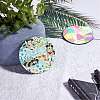 Rubber Coasters AJEW-SZ0001-85-6