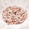 Round Shell Pearl Bead Strands X-BSHE-L011-6mm-L020-2