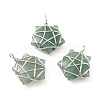 Natural Green Aventurine Pendants G-D458-07P-04-RS-1