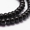 Natural Black Onyx Beads Strands G-P161-19-6x3mm-3