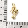 Rack Plating Brass Micro Pave Cubic Zirconia Pendants KK-M296-10G-3