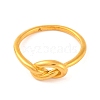 Ion Plating(IP) 304 Stainless Steel Knot Finger Rings for Women RJEW-S414-48B-G-2