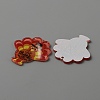 Thanksgiving Day Opaque Acrylic Pendants SACR-WH0006-22D-2