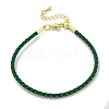 Polyester Cord Braided Bracelet Makings MAK-Z003-01G-21-1