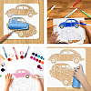 PET Hollow Out Drawing Painting Stencils DIY-WH0403-019-3