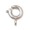 Brass Spring Ring Clasps KK-D407-20P-B-1
