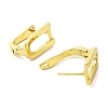 Brass Letter Stud Earrings for Women EJEW-A038-01U-G-2