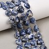 Natural Blue Spot Jasper Beads Strands G-NH0069-A08-1